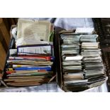 A collection of theatre programmes and a few Ordnance Survey maps