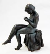 Figurative ceramic sculpture by Walter Awlson (b.