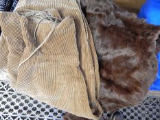 A selection of vintage jodhpurs, corduroy, brown wool,