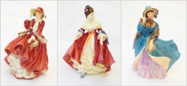 Royal Doulton china figure "Southern Belle" HN2229, 20cm high, Royal Doulton china figure "Top O'