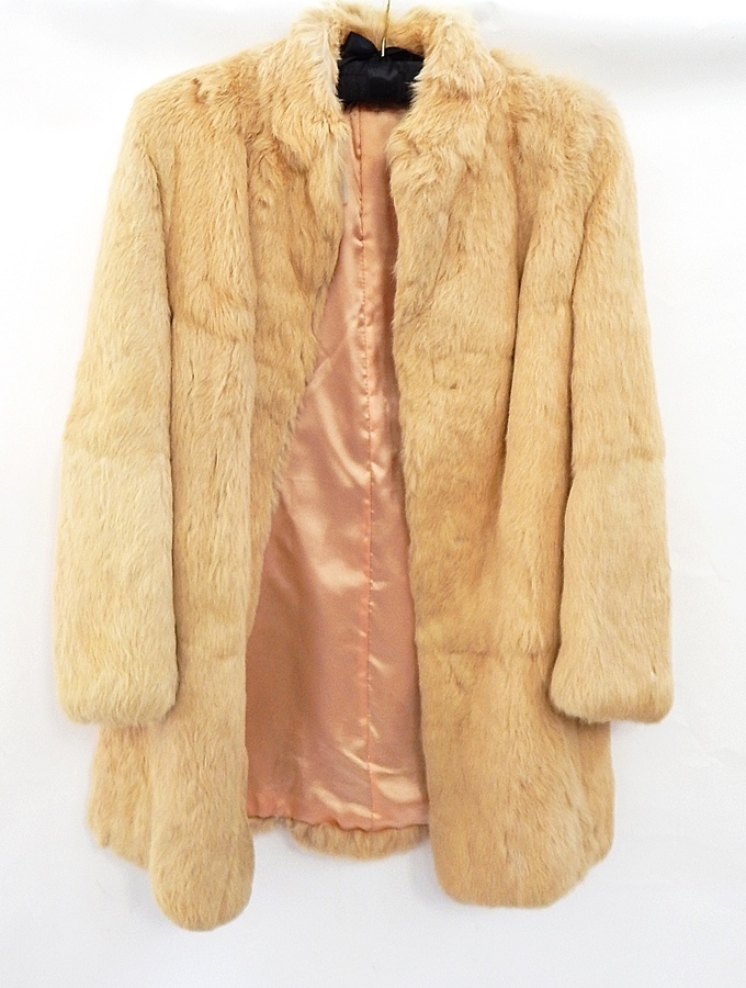 A coney fur coat and another (2)  Live Bidding: If you would like a condition report on this lot, - Image 2 of 3