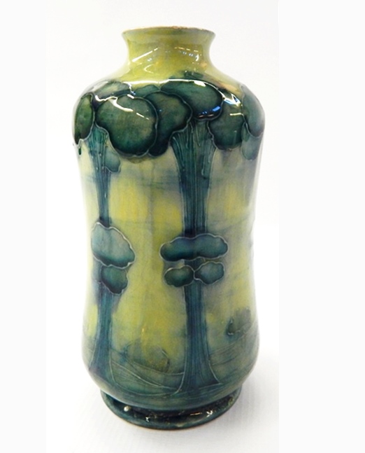 William Moorcroft Liberty & Co Hazeldene pattern vase, circa 1905,