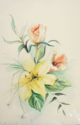 Margaret Murray 
Two limited edition prints
"Sun Ray Lily I", 8/100, signed in pencil, certificate