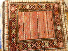 Two Eastern style small mats, Boteh design,