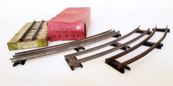 A large collection of Hornby 'O' gauge track