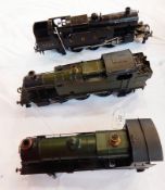 Three 'O' gauge scratch-built locomotives,