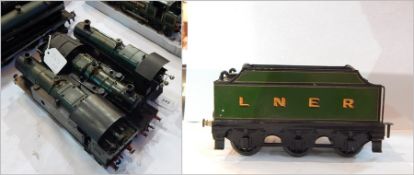 Three 'O' gauge scratch-built locomotives,