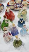 Royal Doulton figure "Genevieve", "Clarrisa", "Cherie", "Wendy Marie Bell",