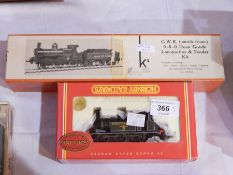 A Keyser Limited 'OO' gauge model of the GWR Dean Goods locomotive and tender kit together with a