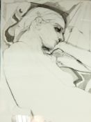 Betty Sandham 
Pencil and wash 
Female nude, signed   Live Bidding: If you would like a condition