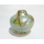 A Norman Stuart Clarke studio glass vase,