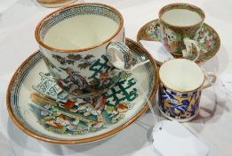 A Coalport ceramic coffee can in aesthetic style,