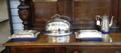 EPNS silver plated meat dome,