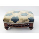 Pair of Victorian circular footstools,