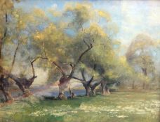 Henry Moon
Oil on canvas
"Willow Little Bradford, Bedfordshire",