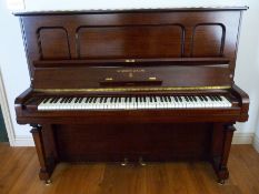 Steinway Vertegrand model K upright piano forte in mahogany case,