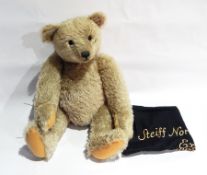 Steiff reproduction bear "Theodor" 1920, limited edition 281/1000, mohair with felt pads,