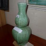 A Chinese crackleware glazed vase