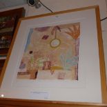 A limited edition lithograph by Yvonne Cole 4/18 'Warm Front' signed