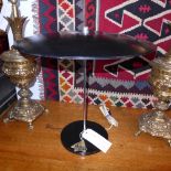 A rare Spanish Fase designer table lamp with large black shade