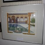 A limited edition print of the Pool of Myrtles by Adam Marshall 24/150 signed