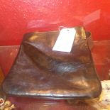 An Yves Saint Laurent brown leather shoulder bag