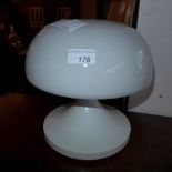 A 1960's designer table lamp with opaque shade