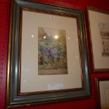 A late C19th watercolour of flowers signed and dated coulter 1894