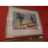 A Jack Miller artists proof still life study glazed and in gilt frame