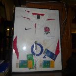 A collection of English rugby memorabili