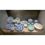 A large of provincial porcelain bowls sh