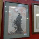 A Japanese mixed media signed Hsing Teh-