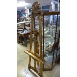 A gilted artists easel