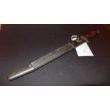 A WWII bayonet