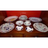 A quantity of porcelain items including C19th examples