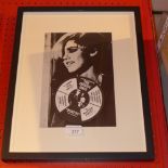 A photolithograph 'Andy Warhol - Chelsea girls' glazed and framed
