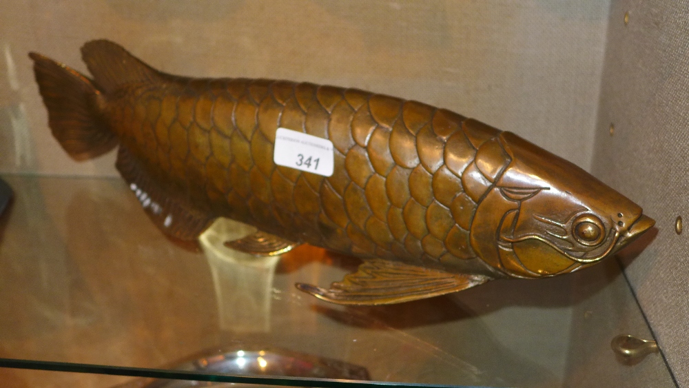 A brass model of an Amazonian fish