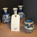 A collection of blue and white Chinese m