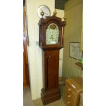 A late C18th oak longcase clock with han
