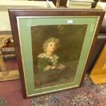 A pair of late Victorian pear prints framed and glazed