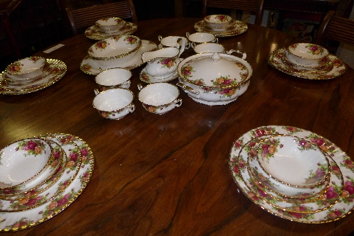 A Royal Albert old country Rose pattern