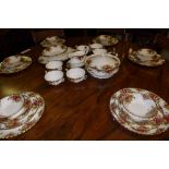 A Royal Albert old country Rose pattern