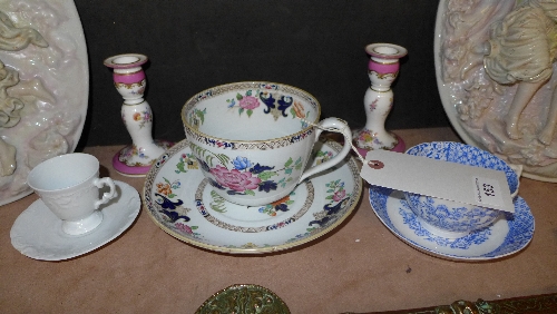 A Minton porcelain oversized tea cup and