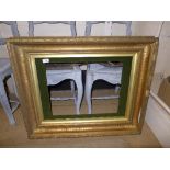 A C19th gesso picture frame