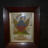 An early C16th German framed painted coat of arms entitled ''Planzer''