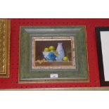 An oil on board still life study by Ian Pinker signed and framed
