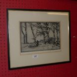 An artist proof No. 2 titled 'Winter' by Renison William signed in pencil