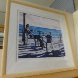 A limited edition print titled 'Island Paradise' signed in pencil J. Farrant