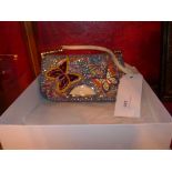 A Christian Dior baguette form limited edition ladies handbag, with Swarovski crystals, boxed