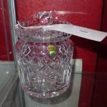 A Waterford crystal biscuit barrel